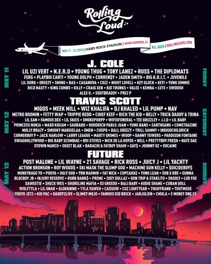 rolling loud lineup 2018